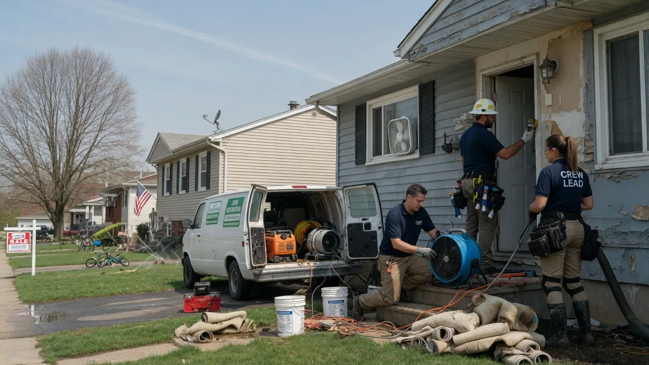 Flood Cleanup in Bremond, TX near me